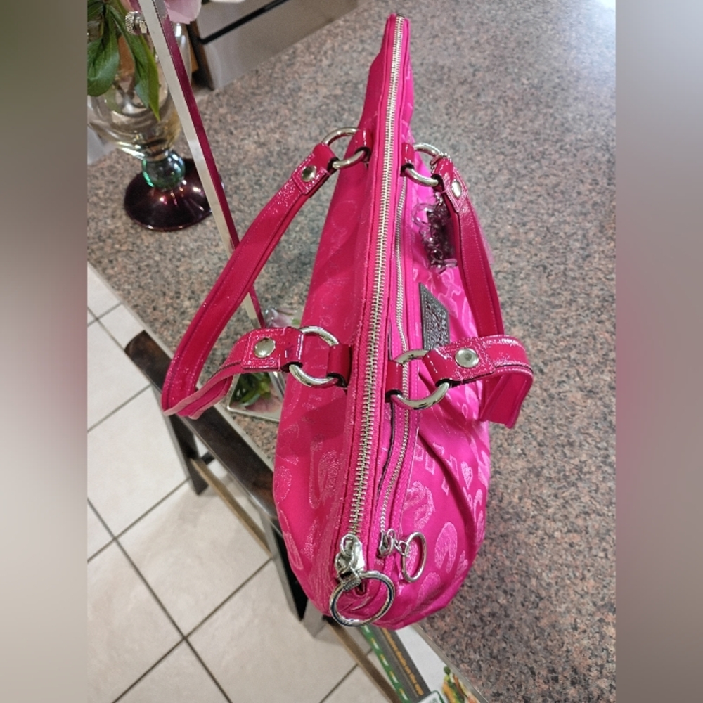 Coach Poppy Storypatch Hot Pink Glam Limited Edition Tote - Picture 11 of 17